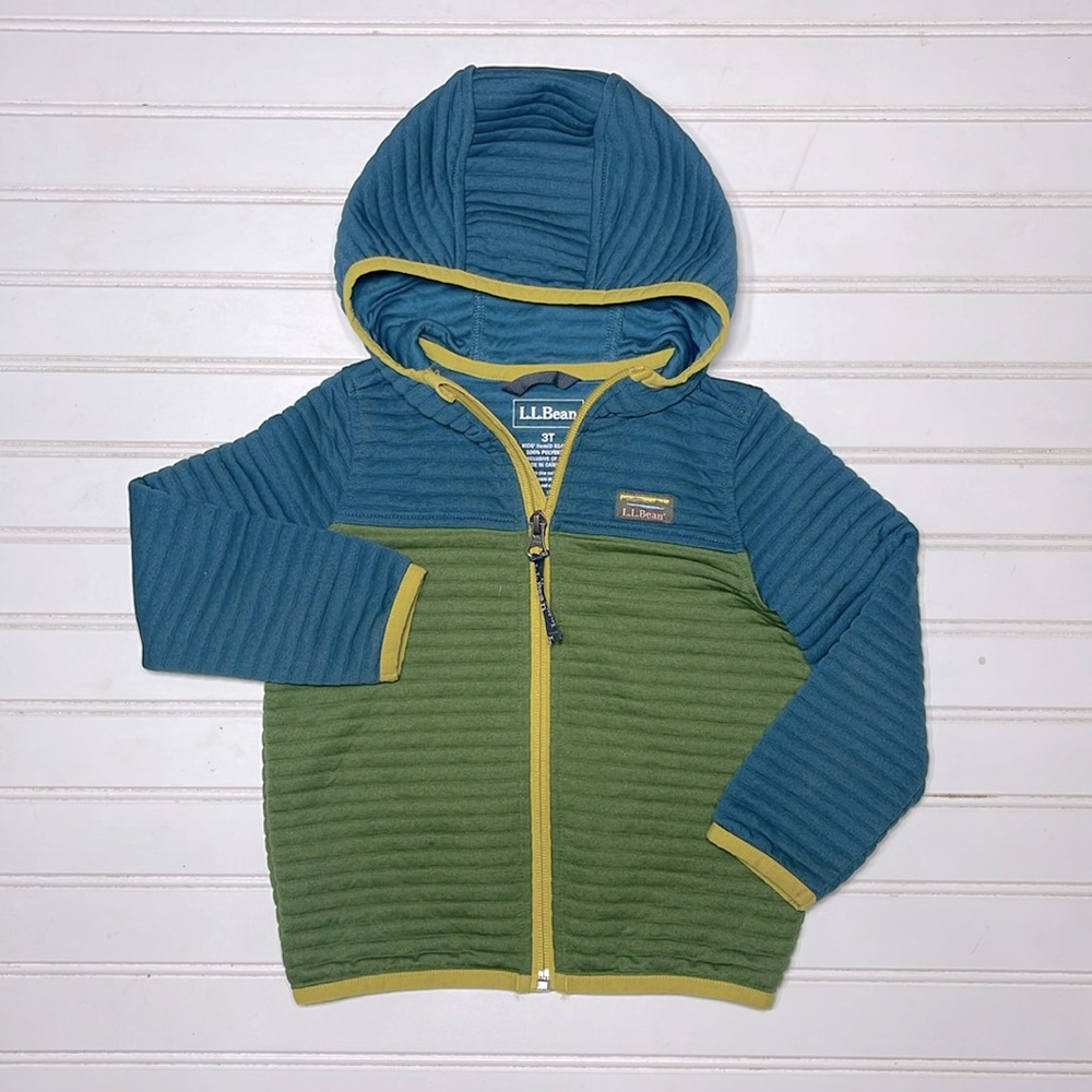 L.L. Bean Kids Blue and Green Jacket